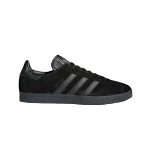 Adidas Gazelle Nubuck Leather Core Black Women 8.5 / Men 7.5 Sneakers with Box